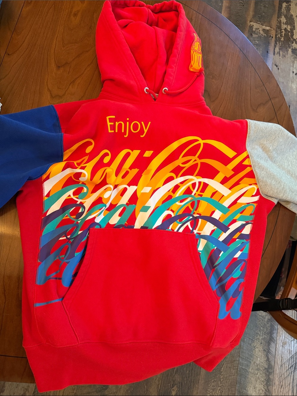 Men’s Coca-Cola Graphic Hoodie with MulticolorPrint